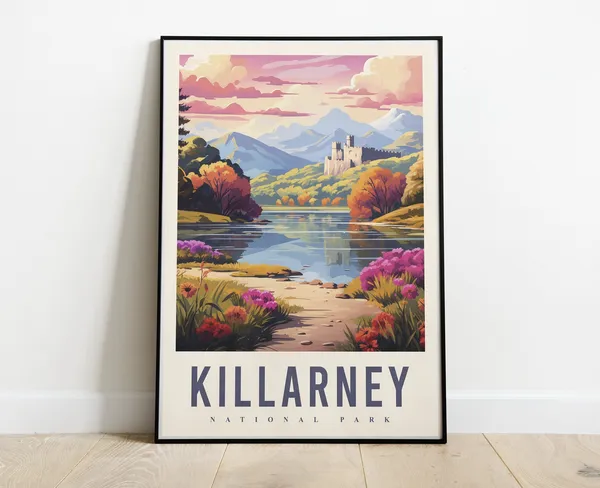 Killarney National Park Travel Poster, Ireland