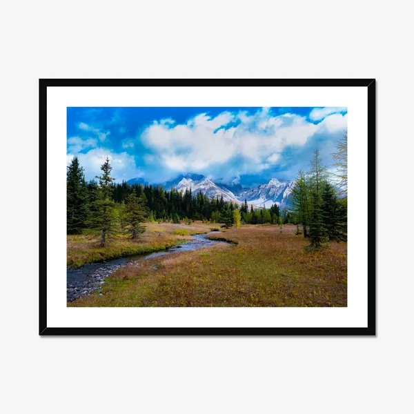 Canada Mountain Print, Banff Poster Print