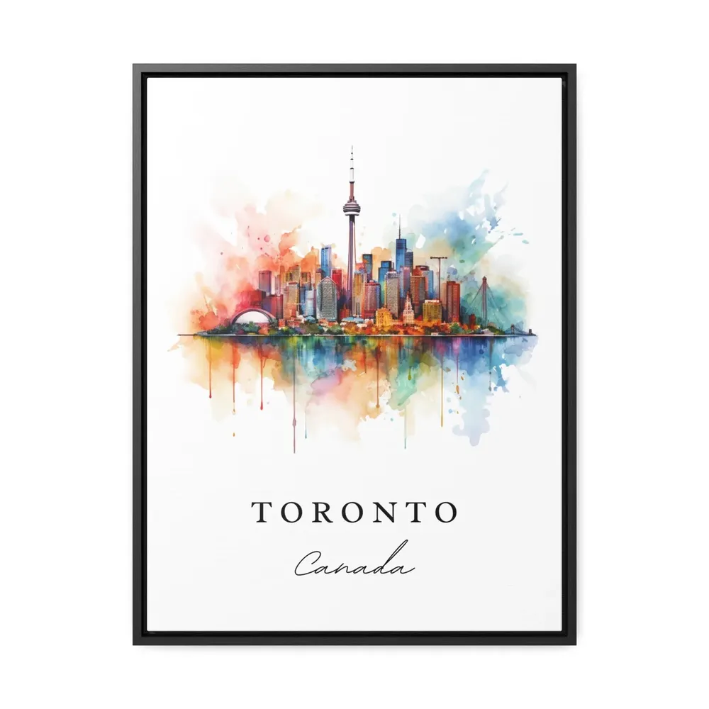 Toronto Canada Custom Text Travel Poster Print - Image 3