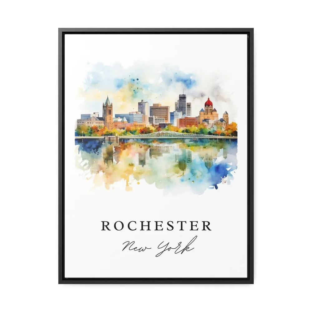 Rochester NY Upstate New York Travel Poster Print - Image 2