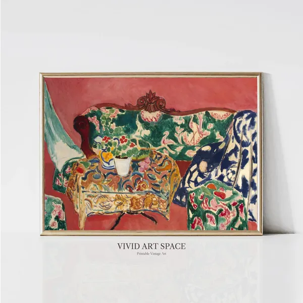 Matisse Seville Still Life Fauvism Interior Art Print