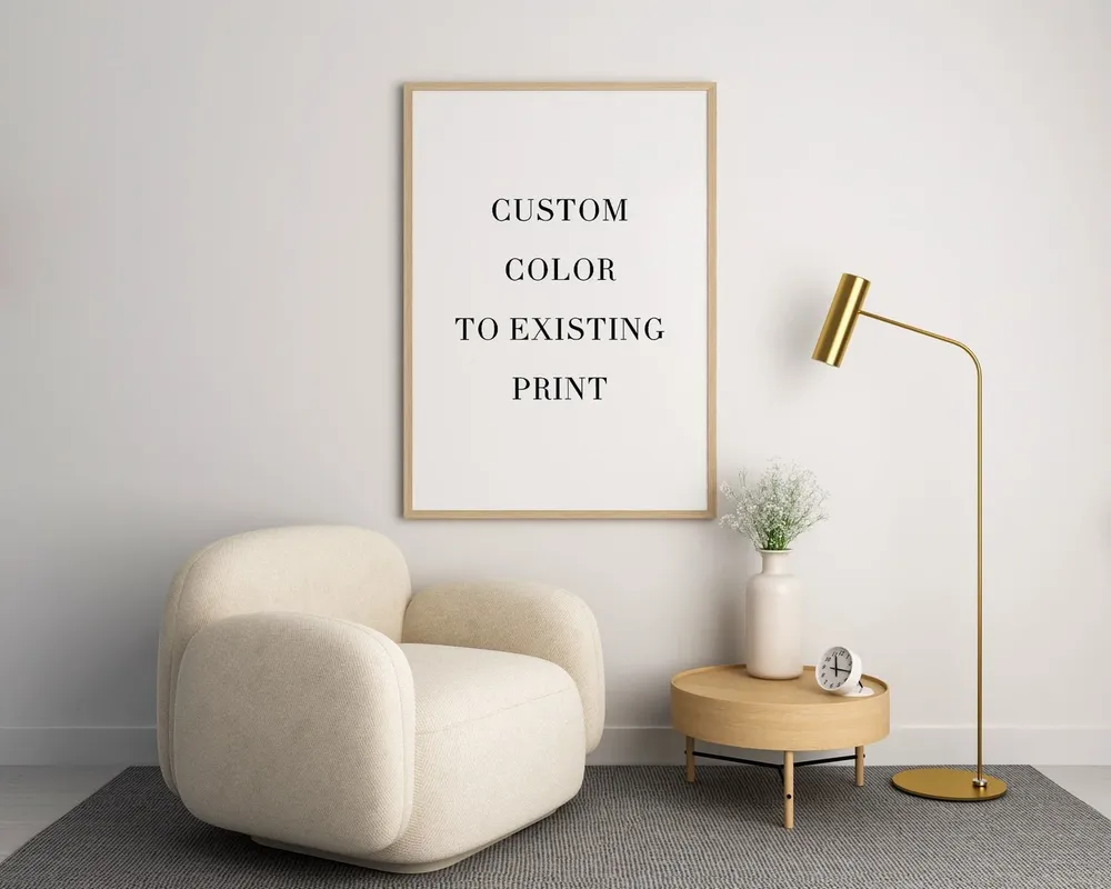 Trendy Custom Wall Art Print