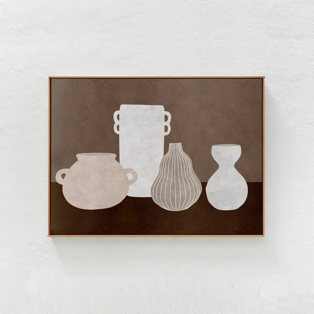 Vases Wall Art, Modern Scandinavian Art Print