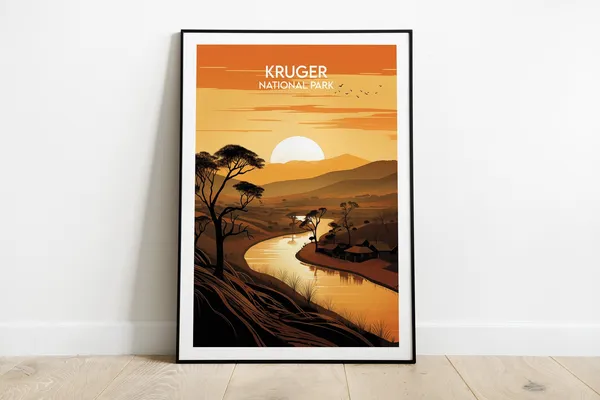 Kruger National Park Custom Personalised Poster