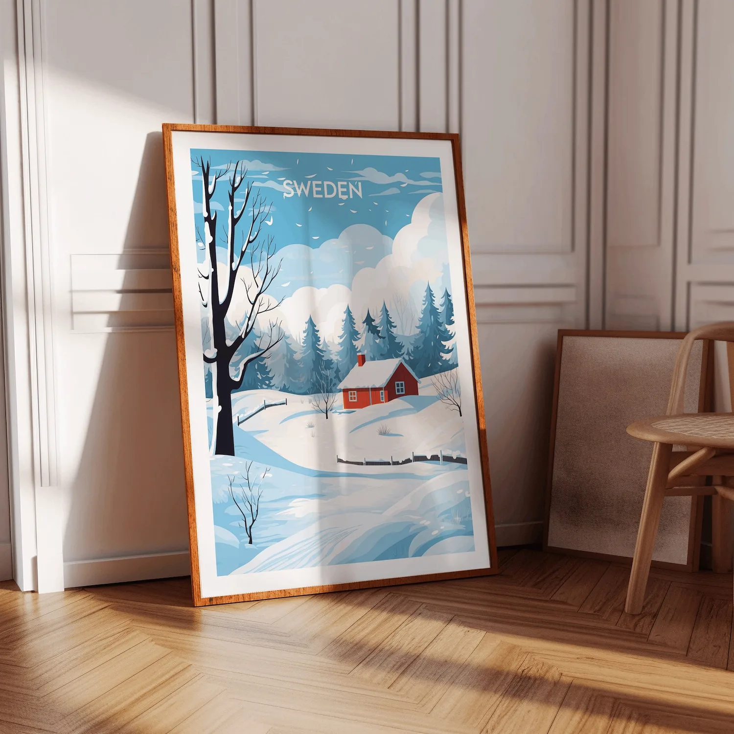 Sweden Travel Print, Scandinavia Poster - Image 4