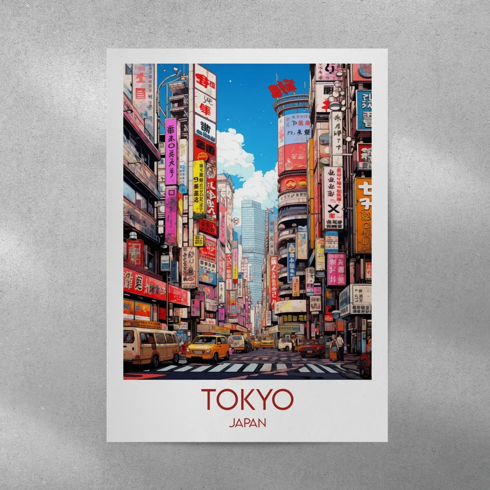 Tokyo Custom Travel Poster, Japan Wedding Gift - Image 4