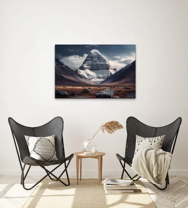 Mount Kailash Tibet Mountain Landscape Art Print