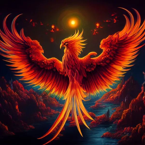 Phoenix Phoenix Modern Travel Poster