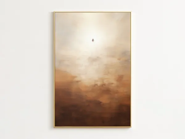 Jesus Christ Ascension Modern Christian Art Print