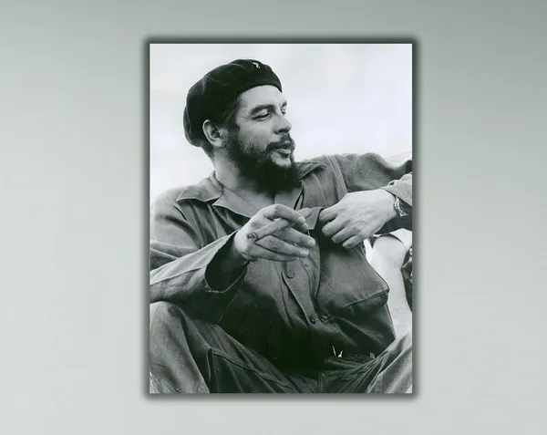 Che Guevara Black and White Portrait Poster