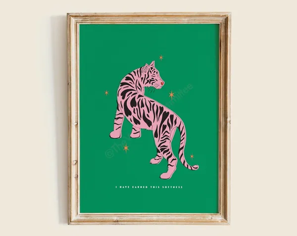 I Have Earned This Softness Art Print