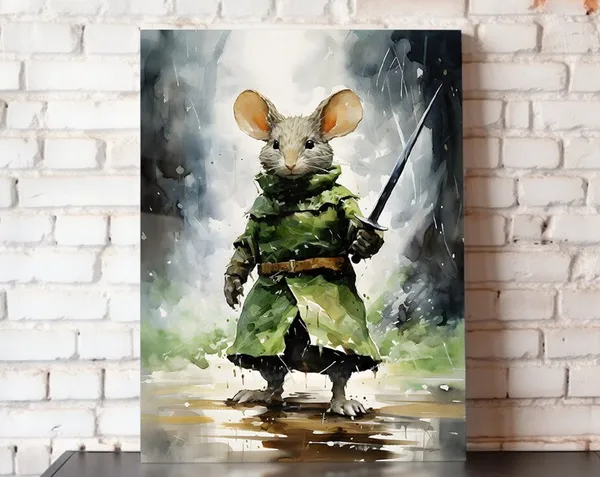 Matthias Metal Poster, Young Adult Book Art Print