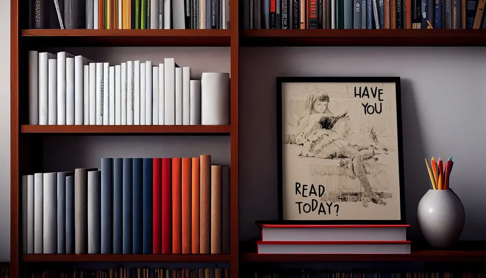Vintage Book Art Print, Book Lovers Club - Image 2