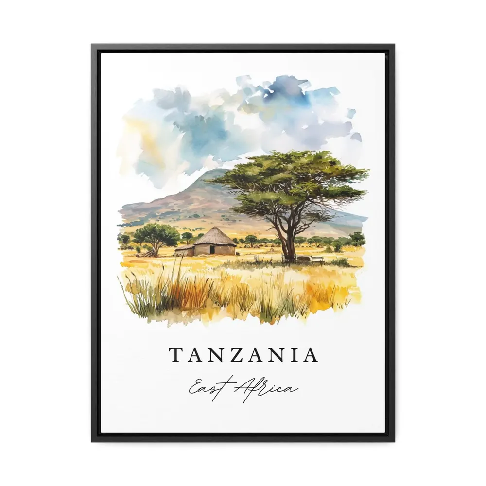 Tanzania Wall Art, East Africa Travel Poster - Image 3