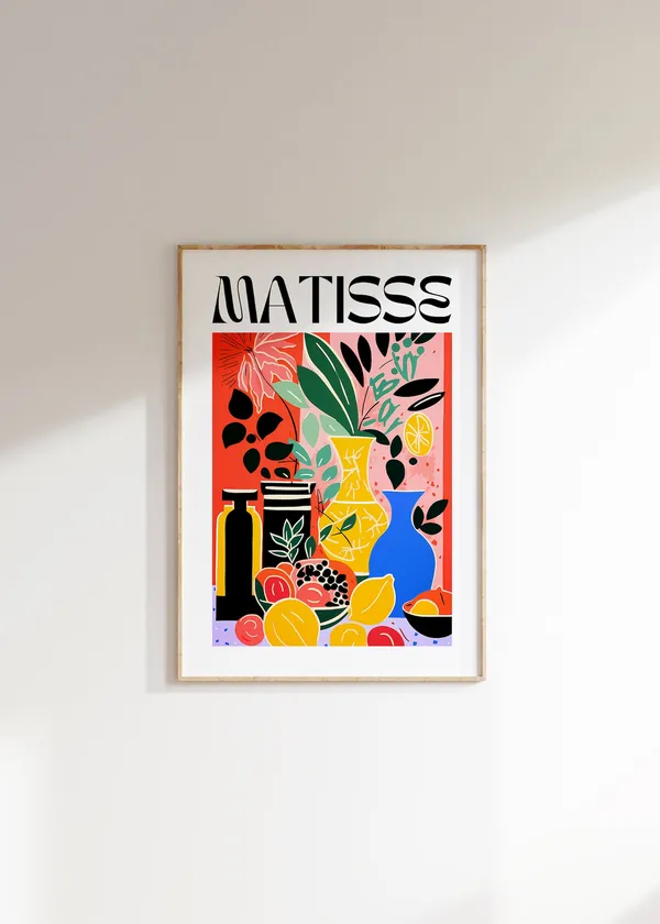 Henri Matisse Minimalist Art Print, Museum Aesthetic