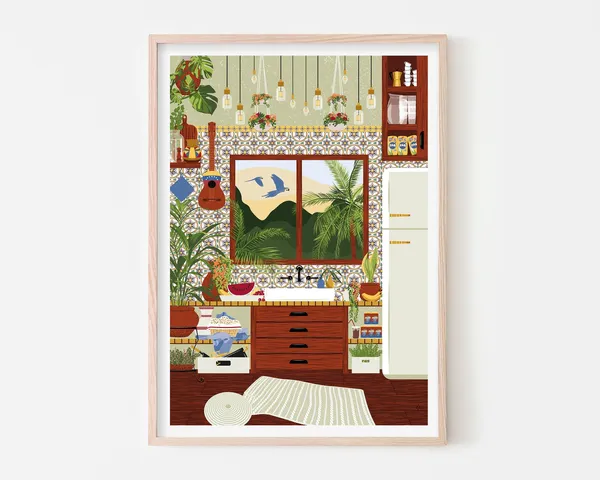 Venezuela Poster, Arepa Art Print