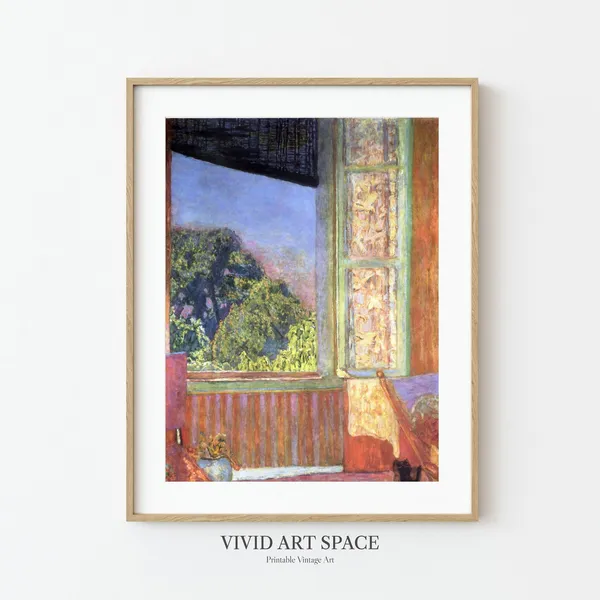 The Open Window by Pierre Bonnard, Art Print