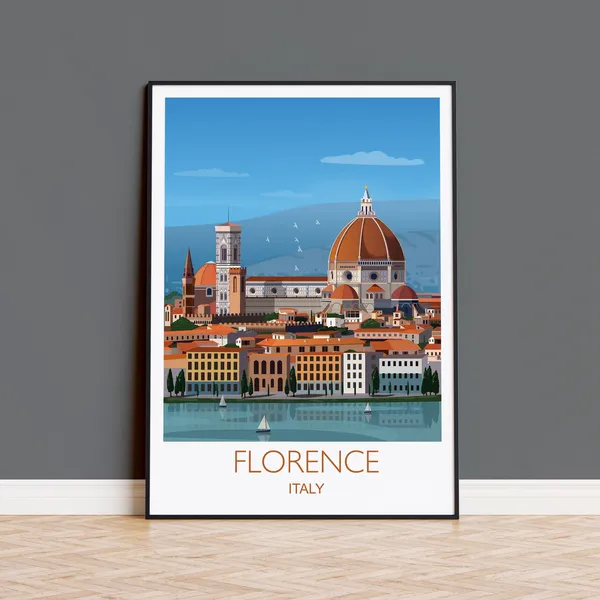 Florence Italy Art Lovers Gift Wall Art Print