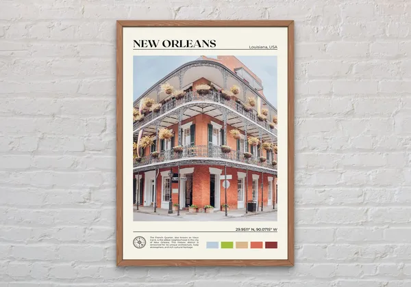 New Orleans Travel Poster, United States Photo