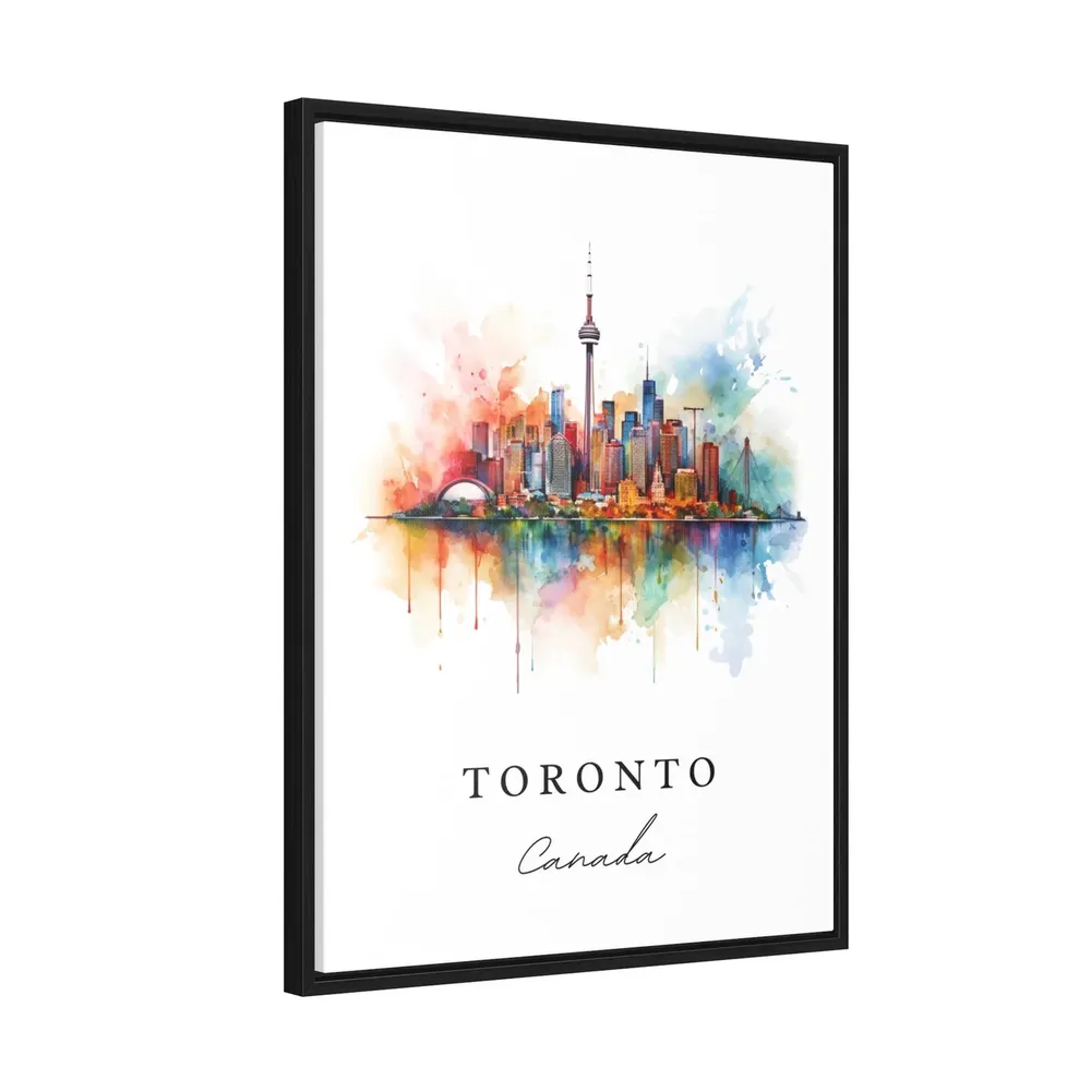 Toronto Canada Custom Text Travel Poster Print - Image 2