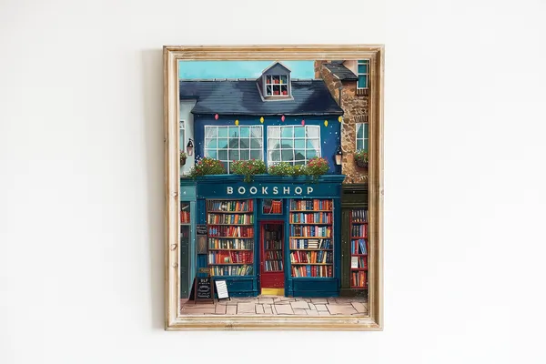 Bookshops In England York Book Art Print