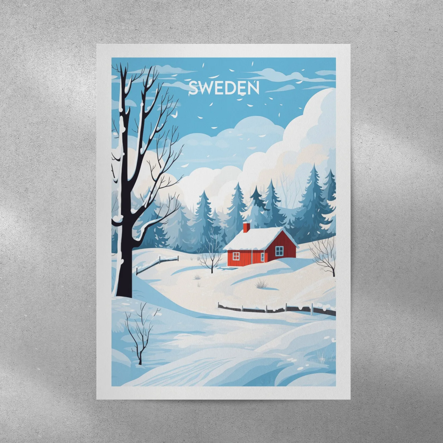 Sweden Travel Print, Scandinavia Poster - Image 5