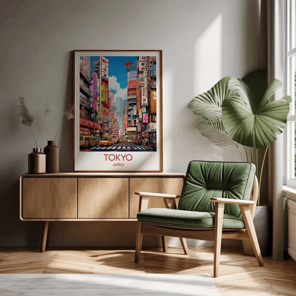 Tokyo Custom Travel Poster, Japan Wedding Gift - Image 2