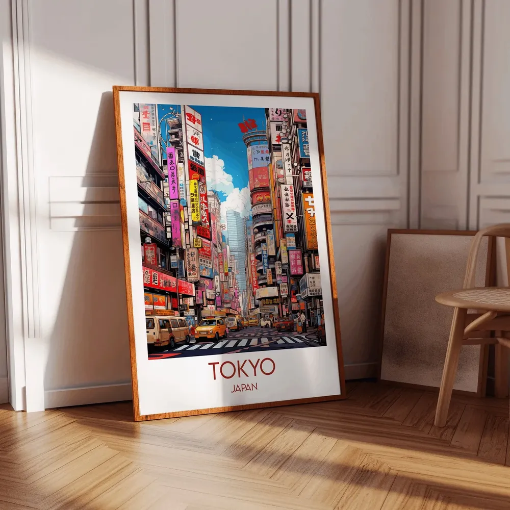Tokyo Custom Travel Poster, Japan Wedding Gift - Image 3