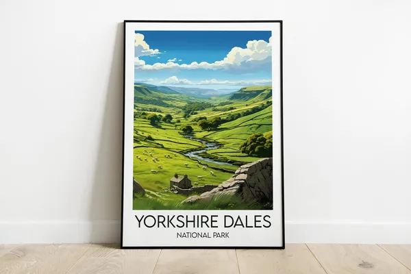 Yorkshire Dales National Park Wedding Gift Poster