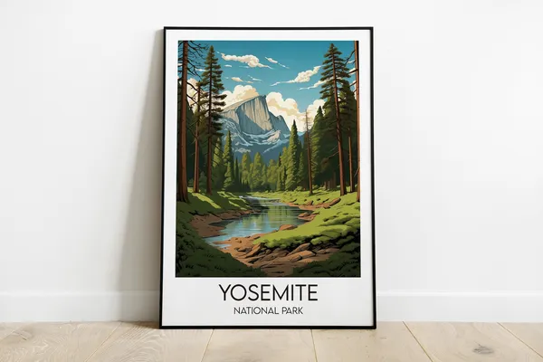 Yosemite National Park Wedding Gift Poster