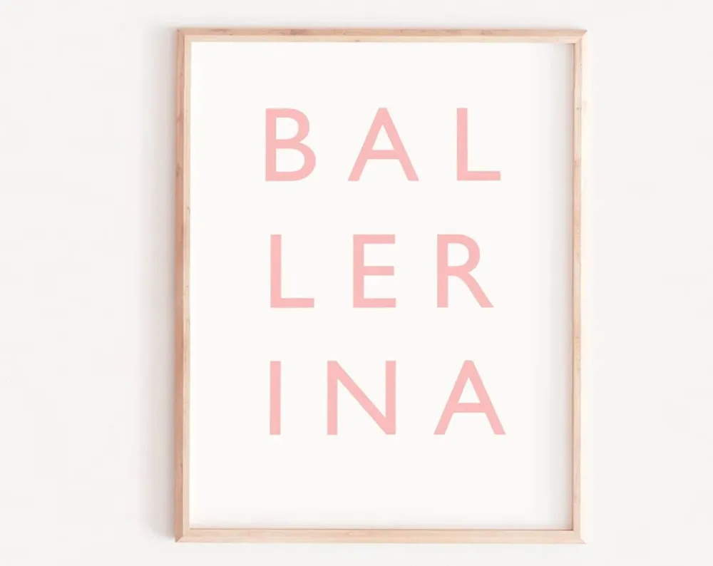 Ballerina Art Print, Dance Recital Gift
