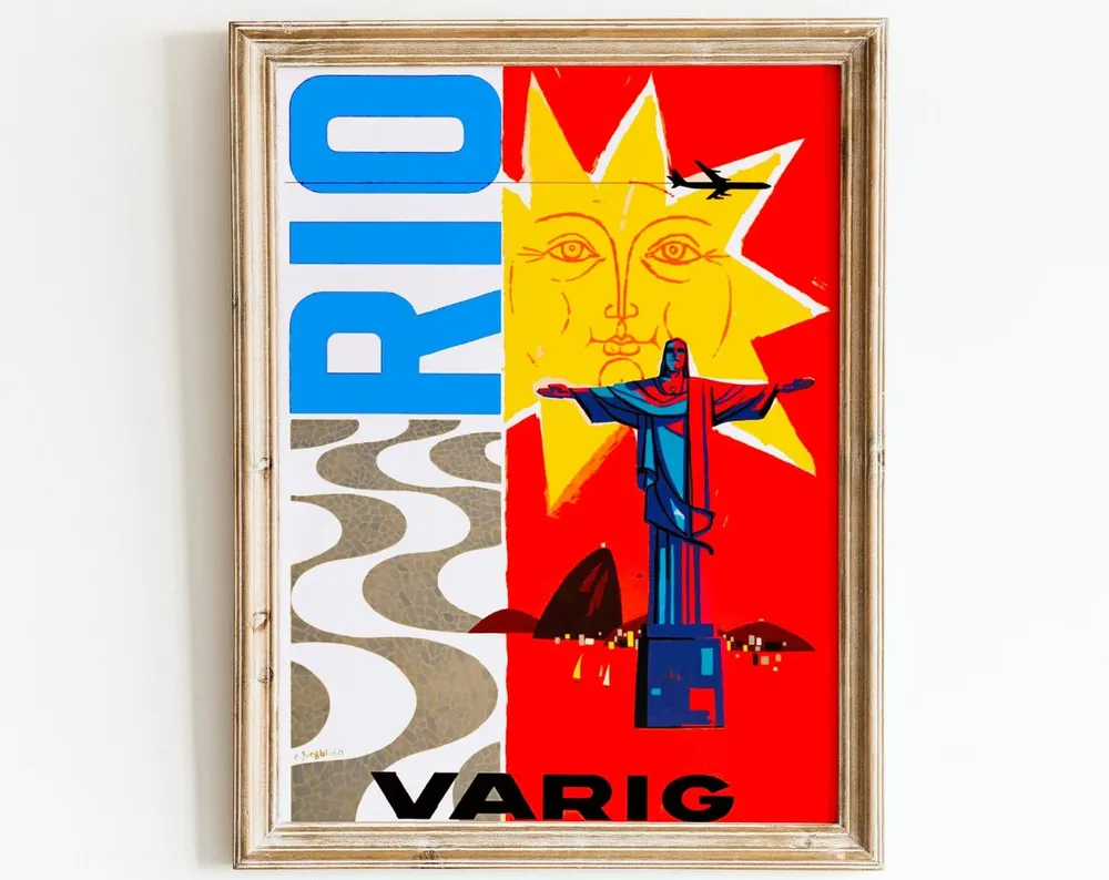Rio De Janeiro - Vintage Travel Poster