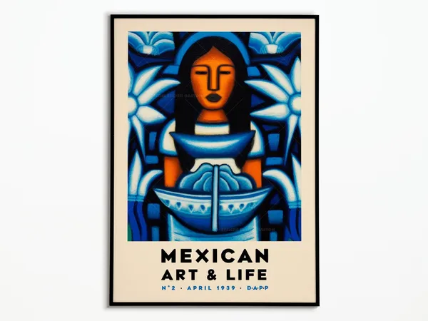 Mexican Art And Life Poster, 1939 Art Print