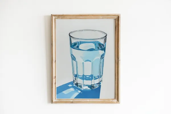 Stay Hydrated Coastal Apartment Art Print