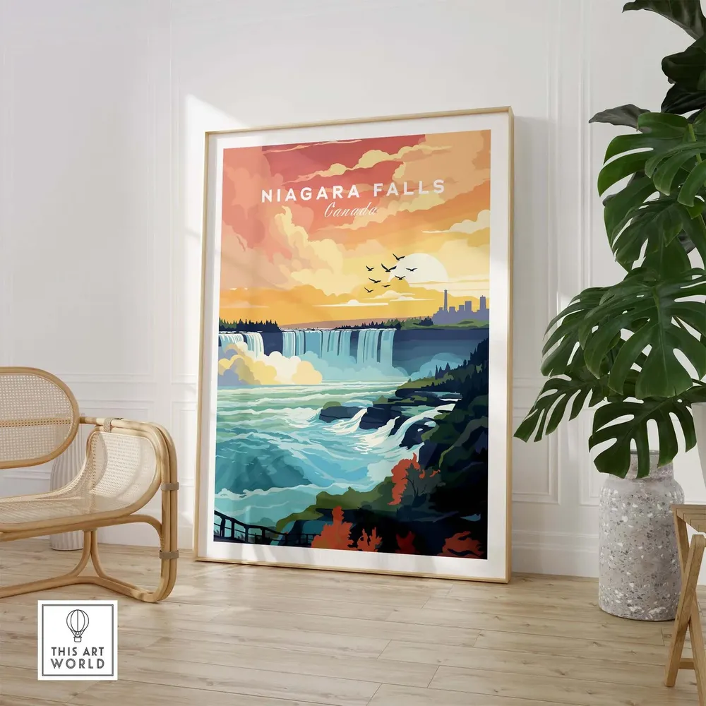 Niagara Falls Home Decor Art Print - Image 2