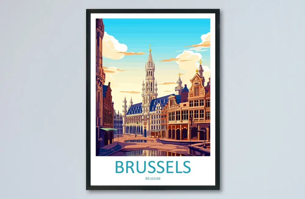 Brussels Home Decor Wall Art Print