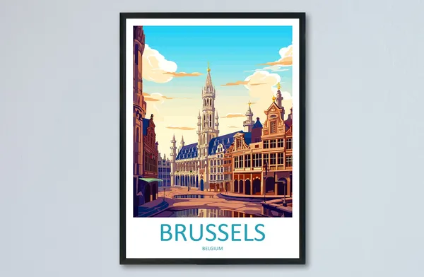Brussels Home Decor Wall Art Print