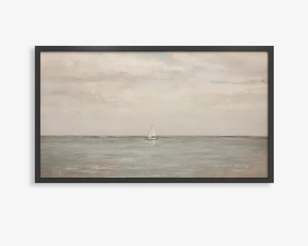 Seascape Painting Coastal Nautical Art Print