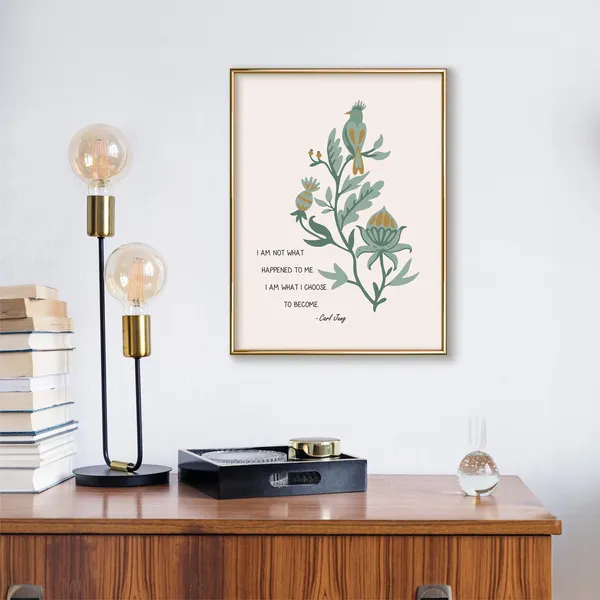 Carl Jung Quote Print, Psychology Office Decor