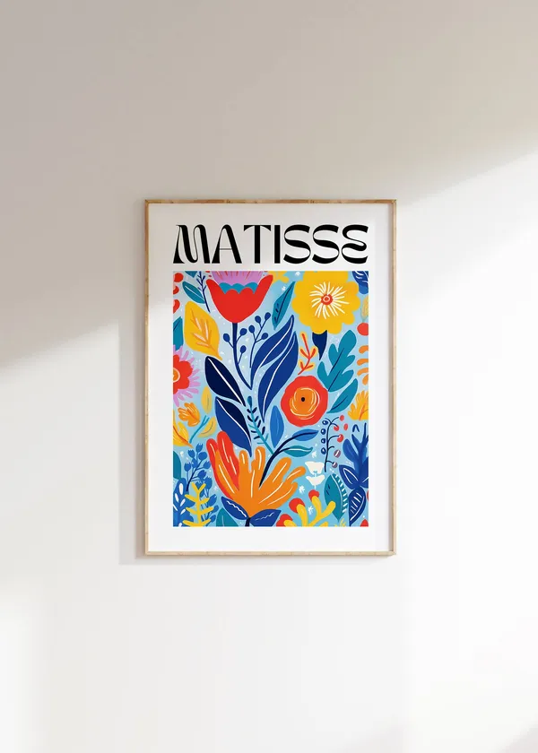 Henri Matisse Minimalist Poster, Modern Gallery Art Print