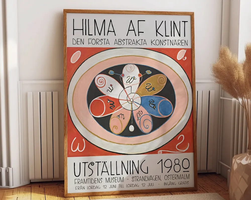 Hilma Af Klint Museum Exhibition Poster