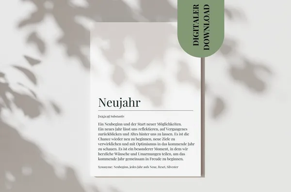 New Year Card Definition, Happy New Year Gift