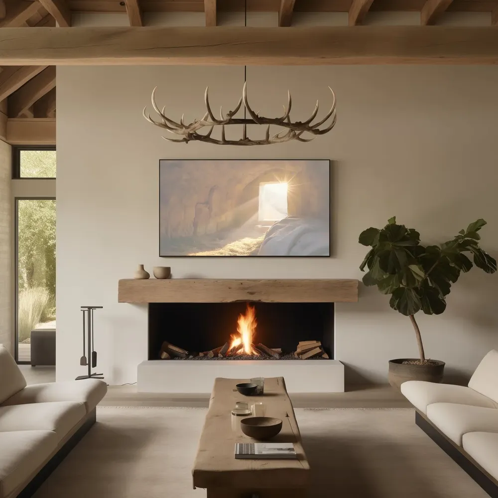 Easter Tomb Religious TV Art, Art Print - Image 3