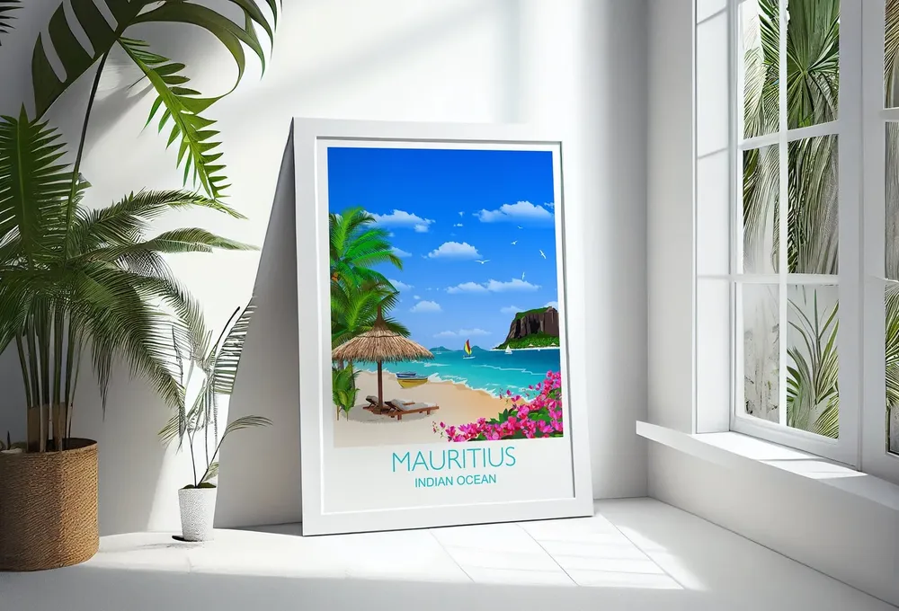 Mauritius Travel Poster - Image 3