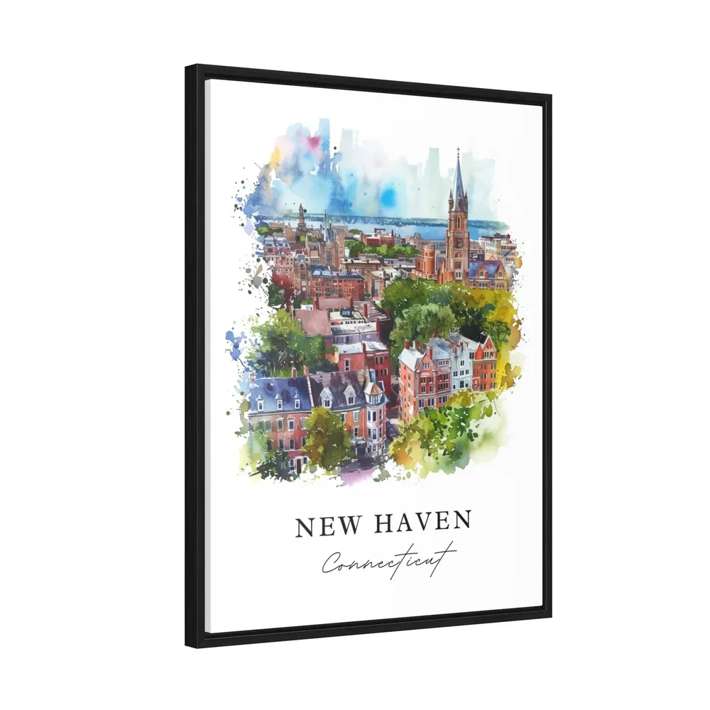 New Ct Connecticut Travel Poster, Wall Art Print - Image 2