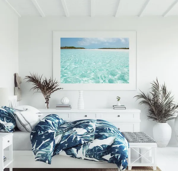 Beach Photography Ocean Water Poster, Coastal Decor