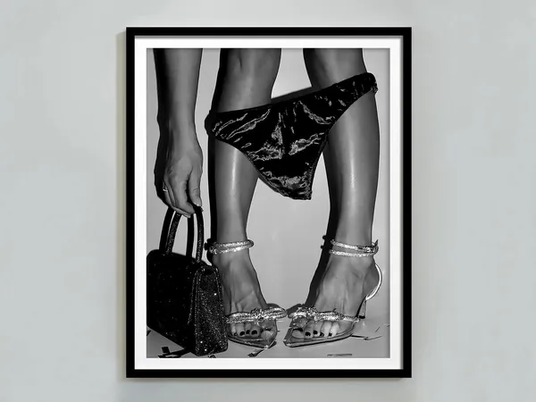 Naked Woman Feminist Fashion Photography Art Print