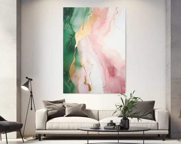 Marble Abstraction, Luxury Home Design Art Print