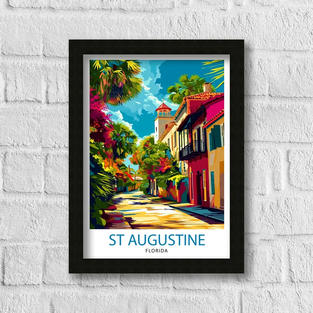 St Augustine Florida Wall Decor Poster - Image 3