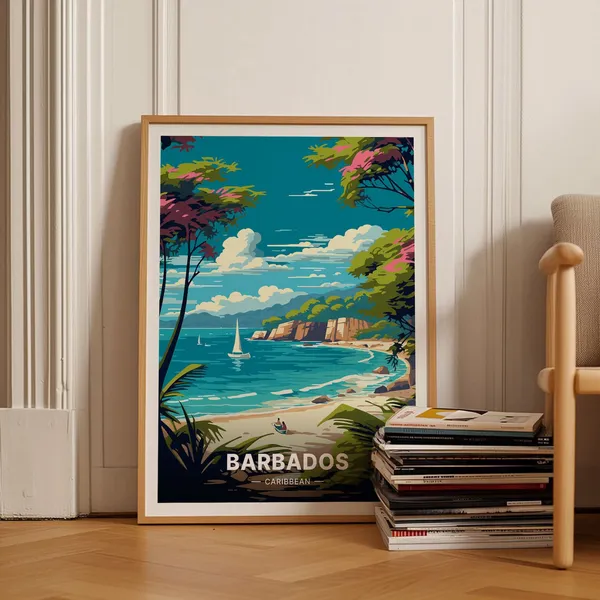 Barbados Home Office Wall Art Print